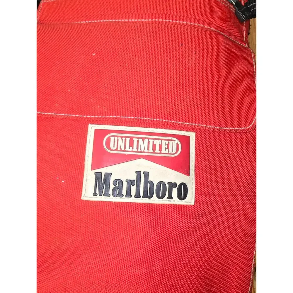 Marlbolo Camper Bag Vintage Red Cigarette Backpack